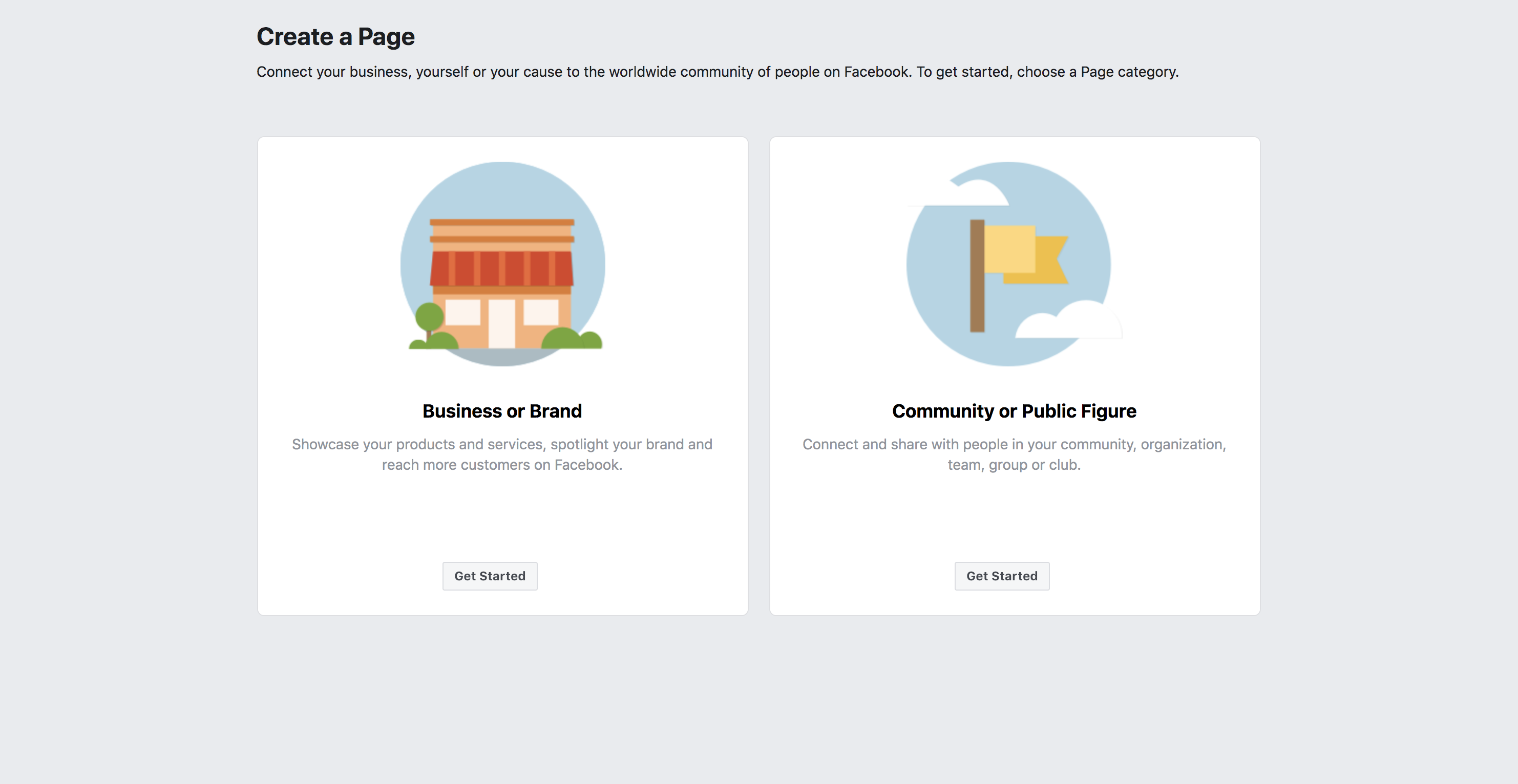 creating Facebook business page